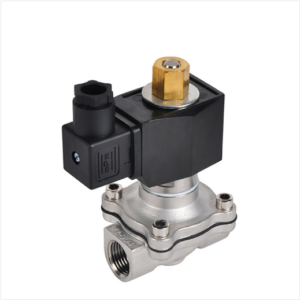 2W21 two-position two-way straight pull diaphragm stainless steel solenoid valve