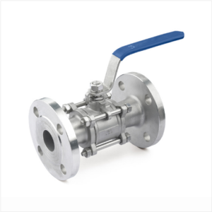 Manual three-piece stainless steel flange ball valve