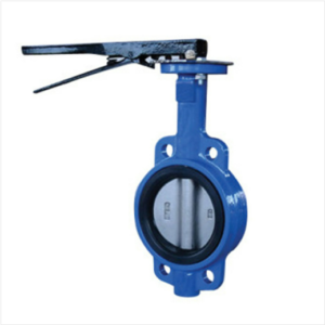 Cast iron wafer type butterfly valve