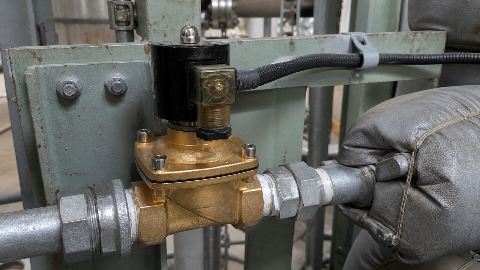 General industrial process environment for solenoid valve planning