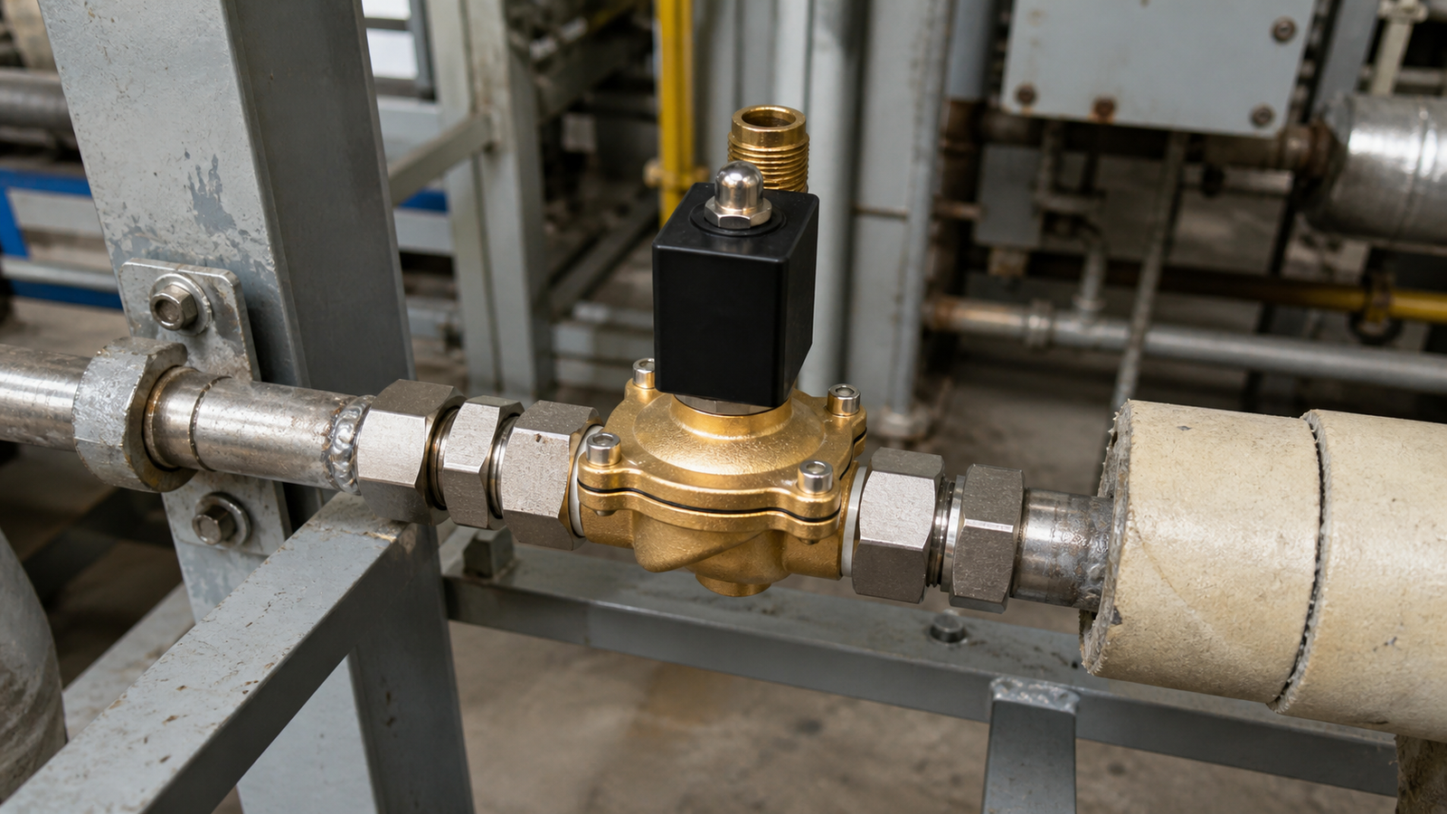 General industrial environment for solenoid valve selection