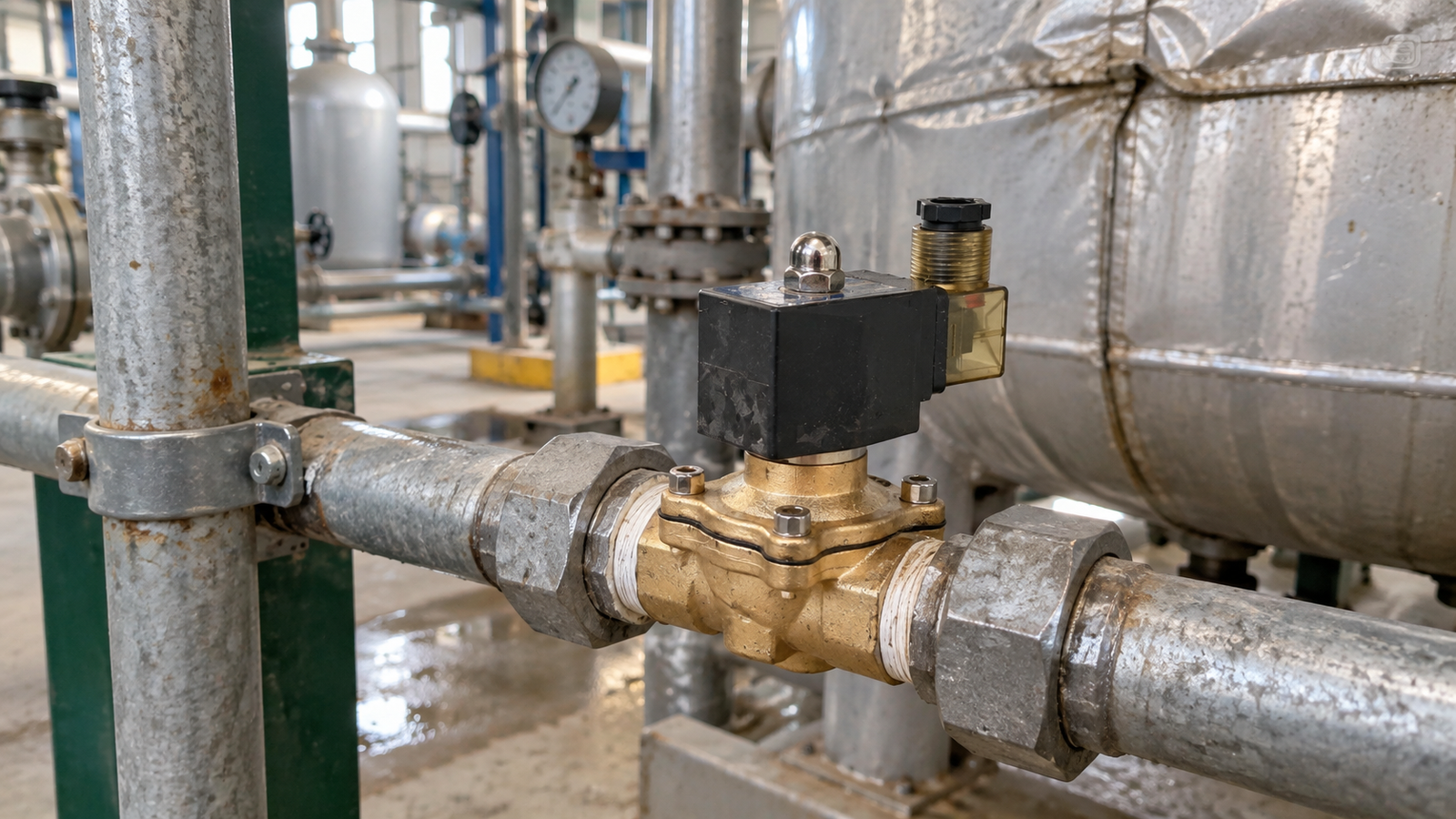 General industrial environment for a fluid-control workflow