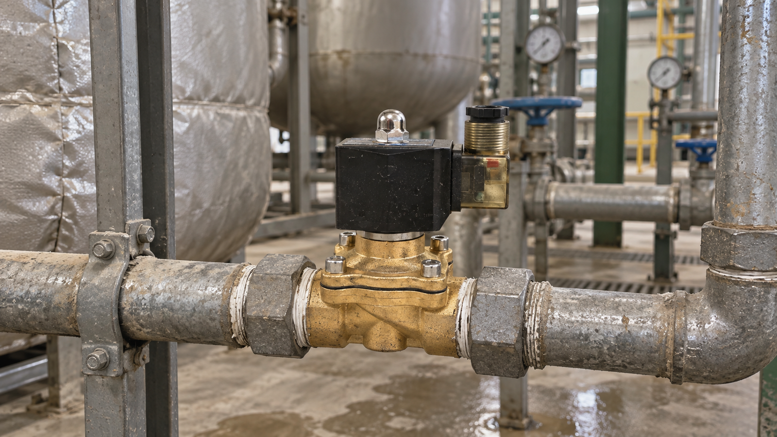 Industrial fluid control equipment used for commissioning planning